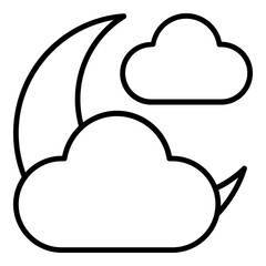 Cloud Night Icon