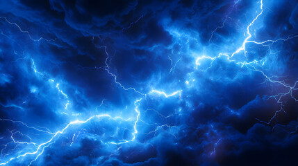 blue lightning background