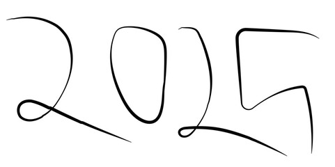 2025 happy new year black design for multi purpose banner etc.