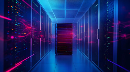 server room, cloud storage data, data center, Data protection,