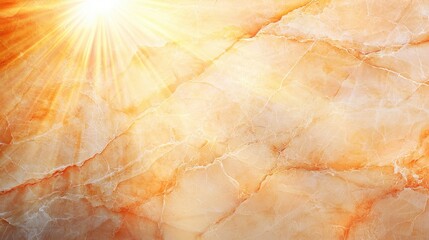 A sunlit room with a stone wall and a stone floor