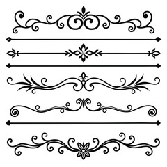 Fototapeta premium Elegant Decorative Borders