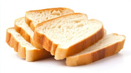 High-Quality Image of Sliced Bread Showcasing Toast Texture