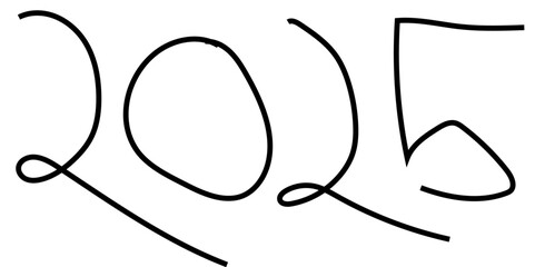 2025 happy new year black design for multi purpose banner etc.