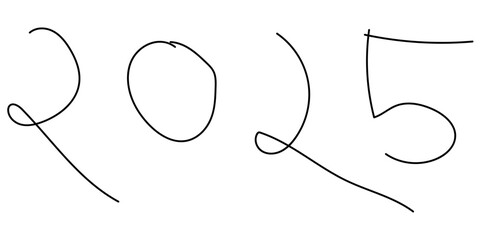 2025 happy new year black design for multi purpose banner etc.