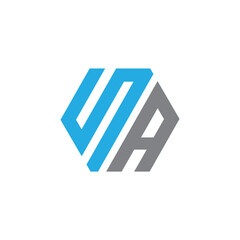 Fototapeta premium initial as letter logo design, as letter logo vector, as icon for monogram, as logo for business.