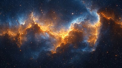 Obraz premium Swirling Nebula Art Inspired by Zodiac Signs