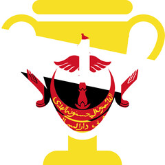 BRUNEI flag on Victory bag