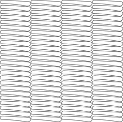 Flat, oblong, rounded shapes create texture.