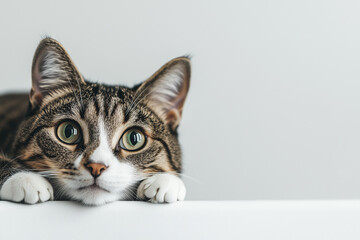 Close-Up of Cat&rsquo;s Face Background