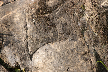 Gray brown grunge Abstract stone background texture of the stone wall Close-up, Light gray rock backdrop backdrop banner