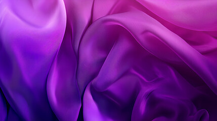 Obraz premium Purple fabric with a pattern of waves