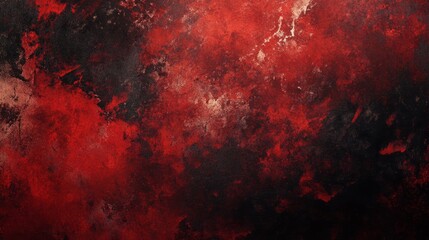 Abstract red and black grunge background texture.