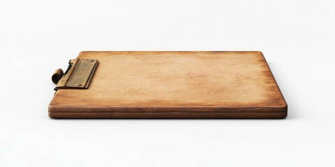 Fototapeta premium Wooden Cutting Board with Metal Handle