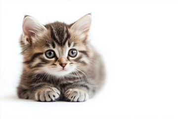 Fototapeta premium Adorable and Cute Kitten Background