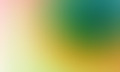 Abstract blurred background image of green, yellow colors gradient used as an illustration. Designing posters or advertisements.
