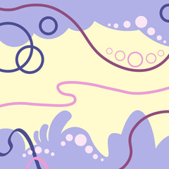 pretty hand drawn minimal background