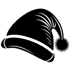 black and white baseball cap