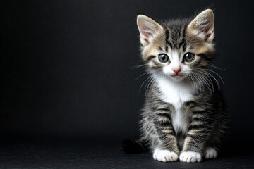 Obraz premium Adorable and Cute Kitten Background