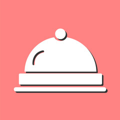 Obraz premium Dish Vector Icon