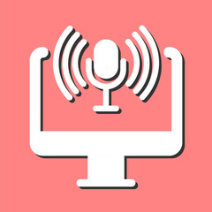 Podcast Vector Icon