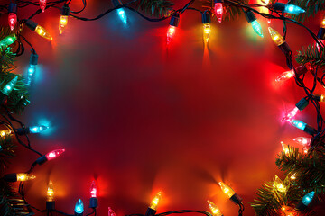 christmas lights border