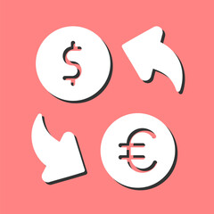 Currency Exchange Vector Icon