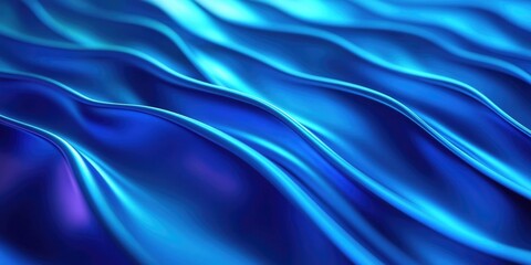 Obraz premium Wavy Blue Background