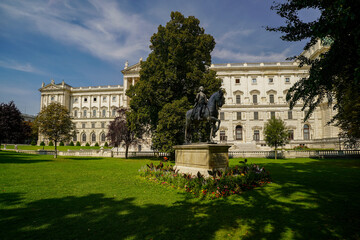 Obraz premium Burggarten , public park in Vienna