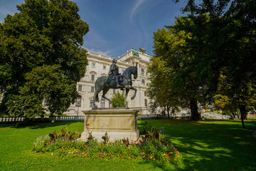 Obraz premium Burggarten , public park in Vienna