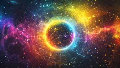 Fototapeta premium 3d rendering of abstract background design with connection lines. Network concept design