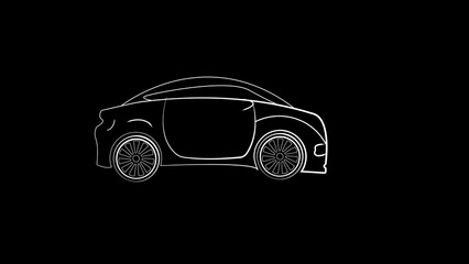 Car icon. for mobile concept and web design. vector illustration