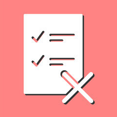 Fake List Vector Icon © Malik Grafix