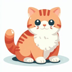 Obraz premium cartoon cat