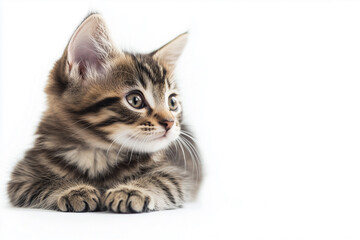 Obraz premium Adorable and Cute Kitten Background
