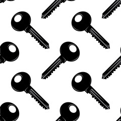 Vector key icon isolated on white background. Key icon. Lock or unlock sign. Padlock. Lock symbol. Unblock. Password icon. Access sign. Private access. Logo template. Safety symbol. Door key.