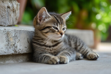 Adorable and Cute Kitten Background