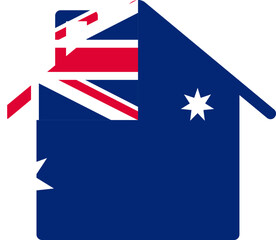 Home Shape Of Icon AUSTRALIA Flag