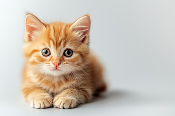 Obraz premium Adorable and Cute Kitten Background