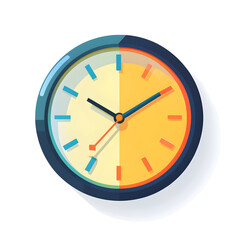 Flat design illustrations Clock