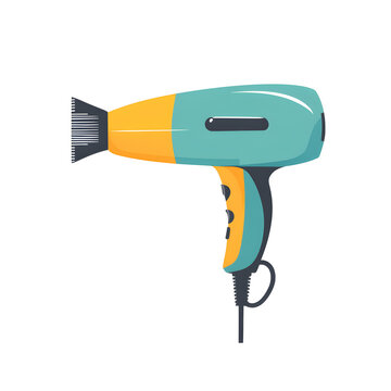 recommend clip art: Flat design illustrations Hairdryer