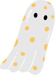 Halloween ghost silhouette icon