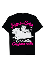 Creative Capybara T-shirt  Design