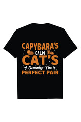 Creative Capybara T-shirt  Design
