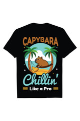 Creative Capybara T-shirt  Design