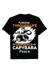 Creative Capybara T-shirt  Design