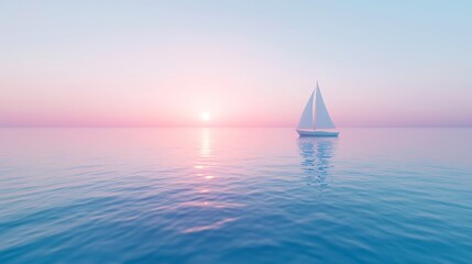 Obraz premium Vibrant Sunset Over Tranquil Ocean, a breathtaking view featuring vivid hues reflecting on calm waters, creating a serene and peaceful atmosphere perfect for contemplation.