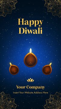 Happy Diwali Social Media Post