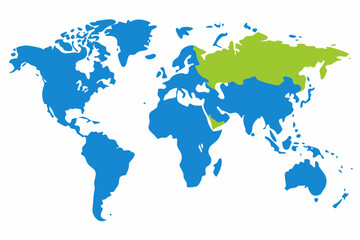 world map  vector on white background