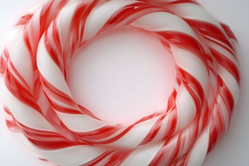 Fototapeta premium Vibrant candy cane spiral pattern